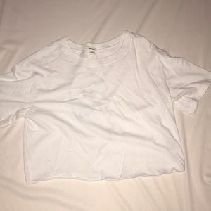 cropped “st ends” shirt